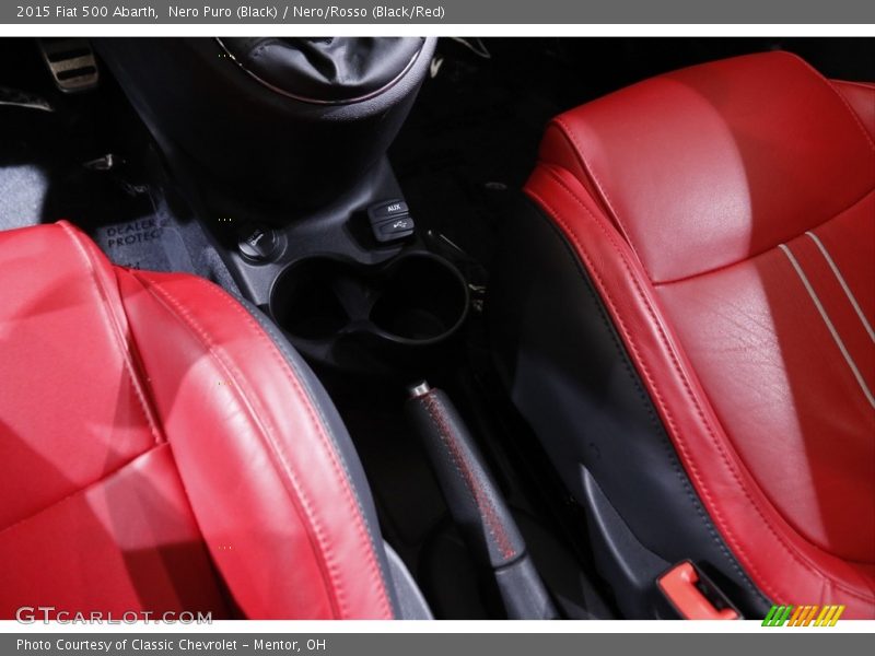 Nero Puro (Black) / Nero/Rosso (Black/Red) 2015 Fiat 500 Abarth