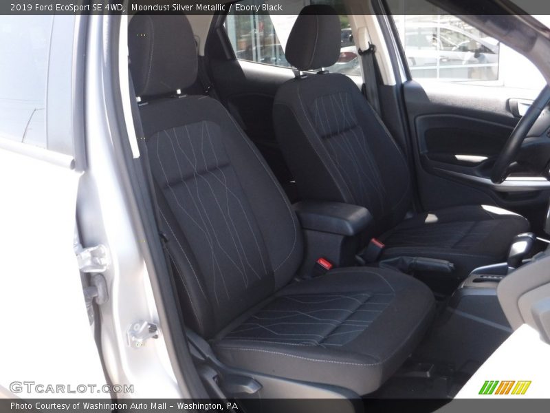 Moondust Silver Metallic / Ebony Black 2019 Ford EcoSport SE 4WD
