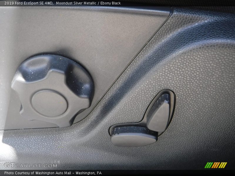 Moondust Silver Metallic / Ebony Black 2019 Ford EcoSport SE 4WD