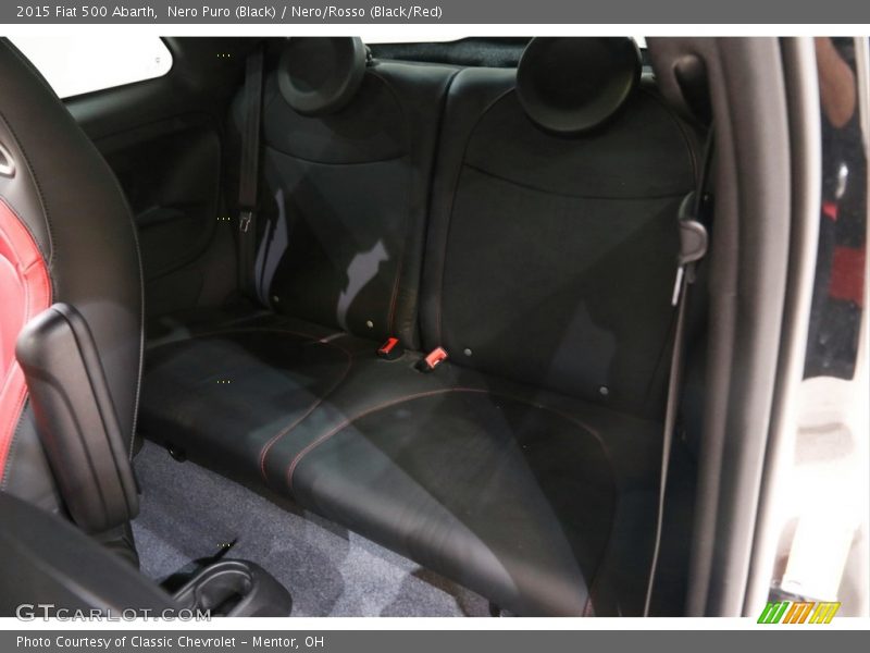 Nero Puro (Black) / Nero/Rosso (Black/Red) 2015 Fiat 500 Abarth