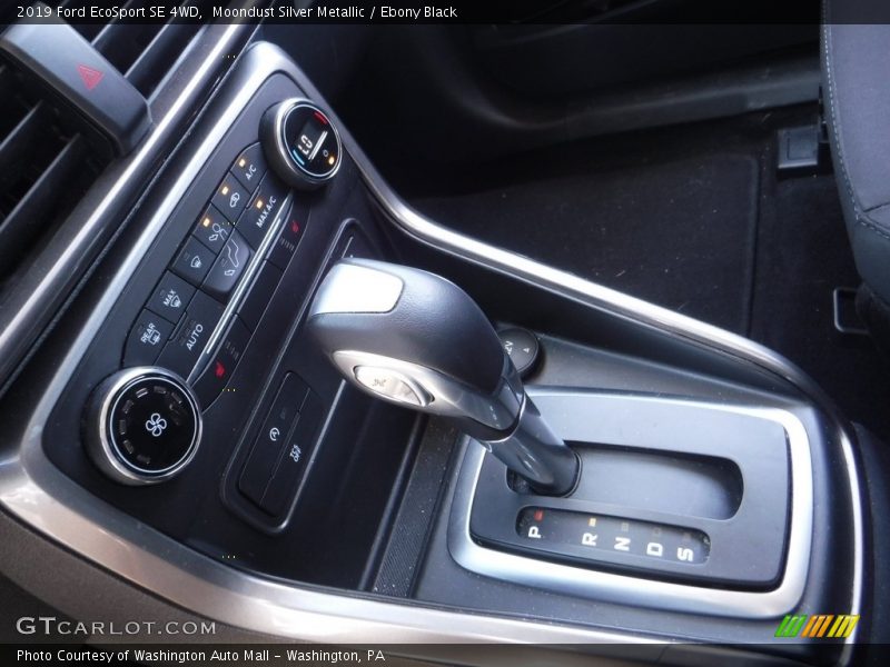 Moondust Silver Metallic / Ebony Black 2019 Ford EcoSport SE 4WD