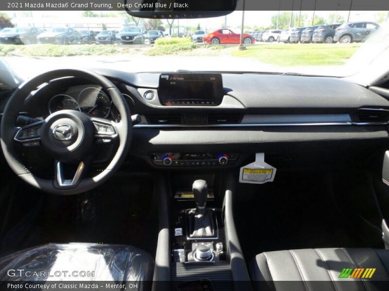 Deep Crystal Blue / Black 2021 Mazda Mazda6 Grand Touring