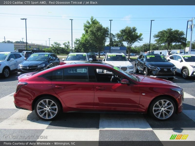 Red Obsession Tintcoat / Jet Black 2020 Cadillac CT5 Sport AWD