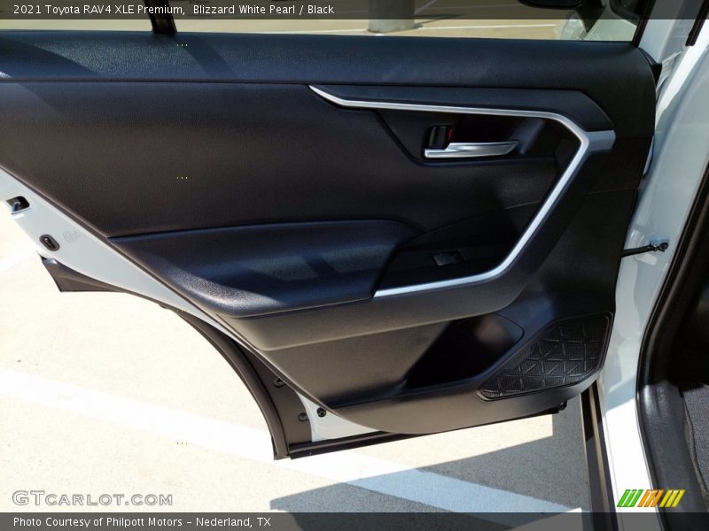 Blizzard White Pearl / Black 2021 Toyota RAV4 XLE Premium