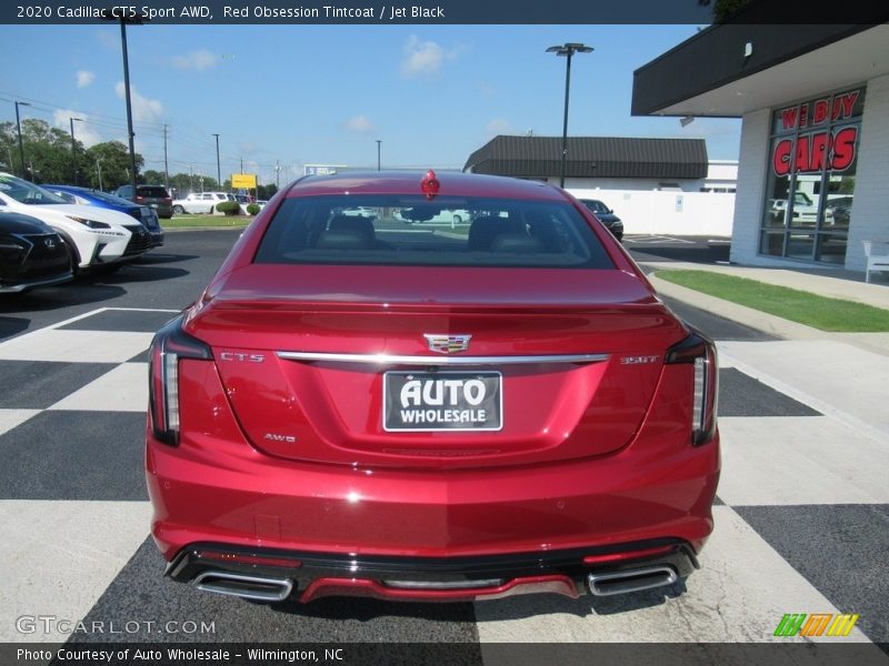 Red Obsession Tintcoat / Jet Black 2020 Cadillac CT5 Sport AWD