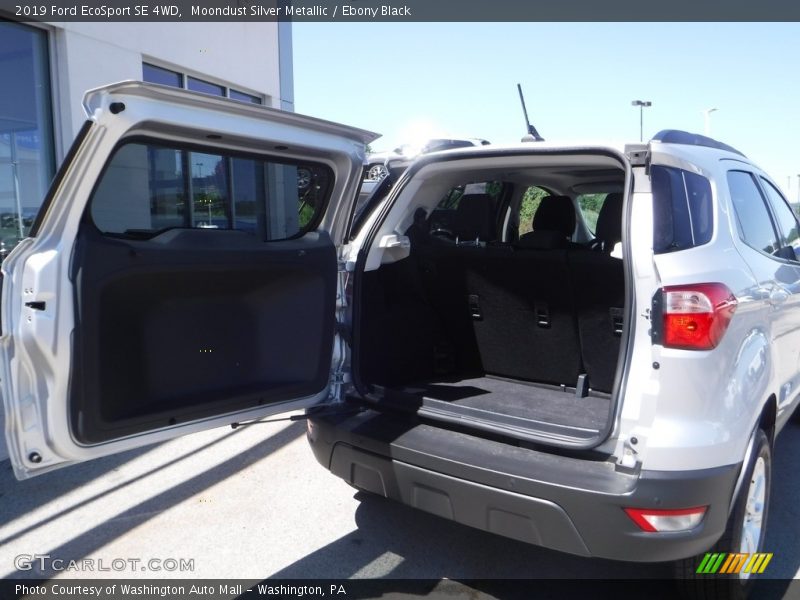 Moondust Silver Metallic / Ebony Black 2019 Ford EcoSport SE 4WD