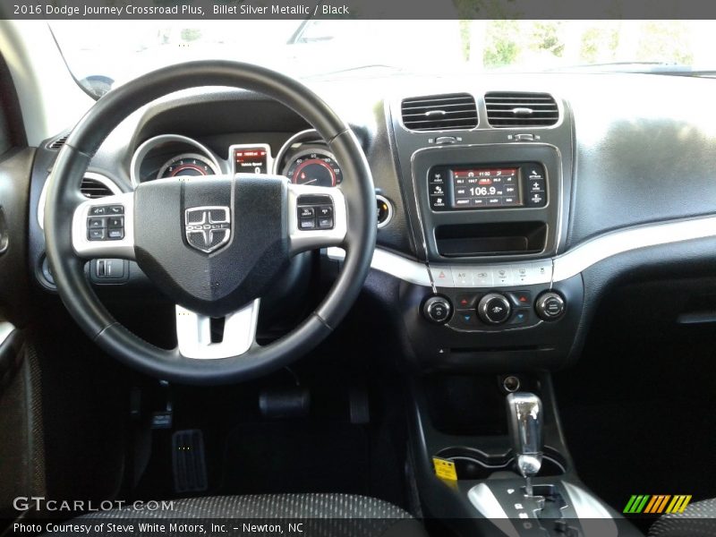 Billet Silver Metallic / Black 2016 Dodge Journey Crossroad Plus