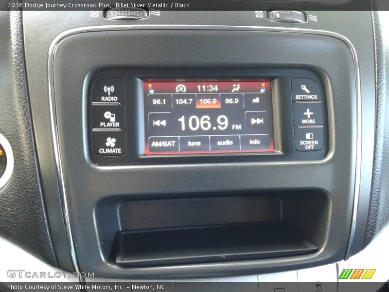 Billet Silver Metallic / Black 2016 Dodge Journey Crossroad Plus