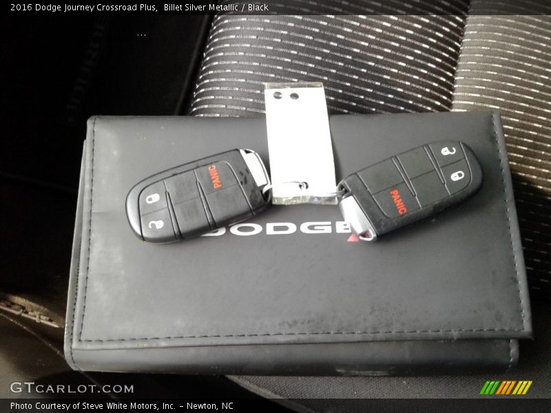 Billet Silver Metallic / Black 2016 Dodge Journey Crossroad Plus