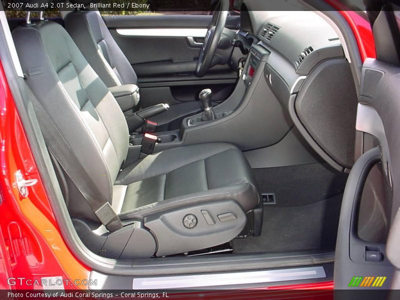 Brilliant Red / Ebony 2007 Audi A4 2.0T Sedan