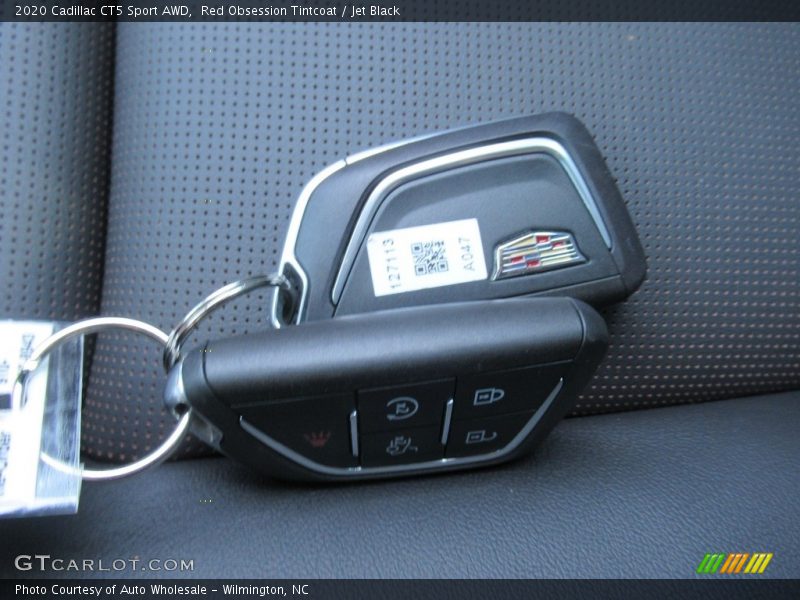 Red Obsession Tintcoat / Jet Black 2020 Cadillac CT5 Sport AWD