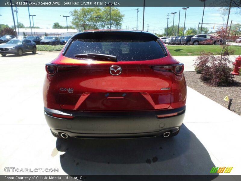 Soul Red Crystal Metallic / Black 2021 Mazda CX-30 Select AWD