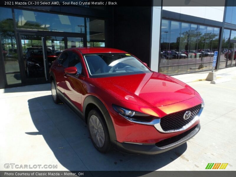 Soul Red Crystal Metallic / Black 2021 Mazda CX-30 Select AWD