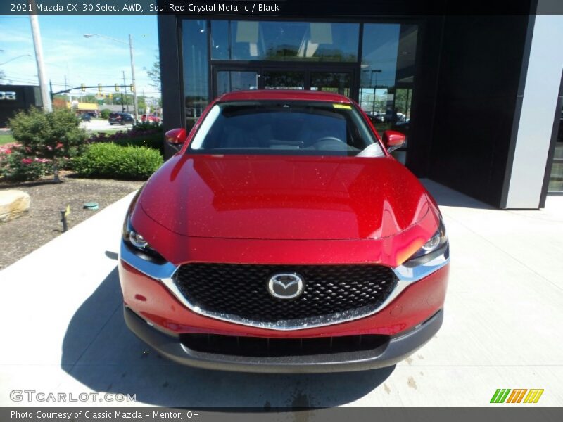 Soul Red Crystal Metallic / Black 2021 Mazda CX-30 Select AWD