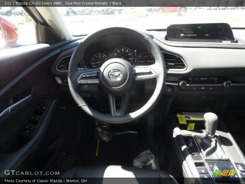 Soul Red Crystal Metallic / Black 2021 Mazda CX-30 Select AWD