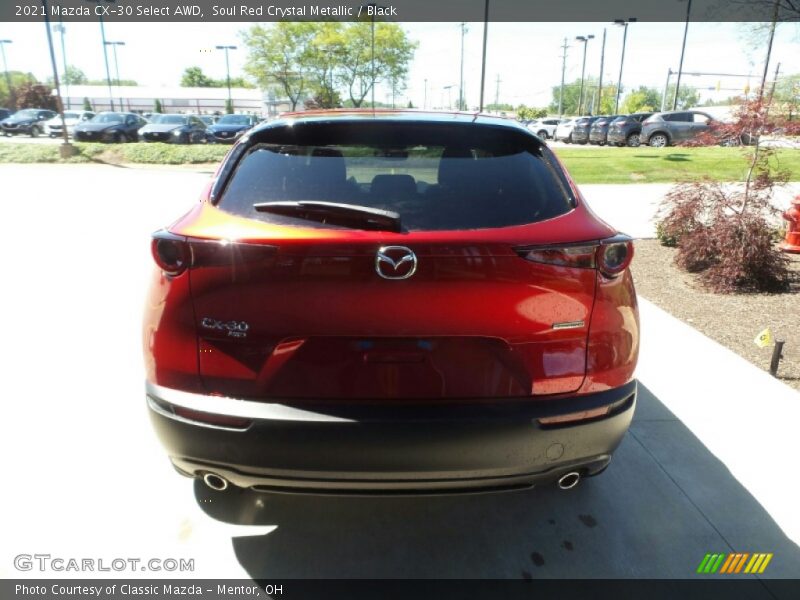 Soul Red Crystal Metallic / Black 2021 Mazda CX-30 Select AWD