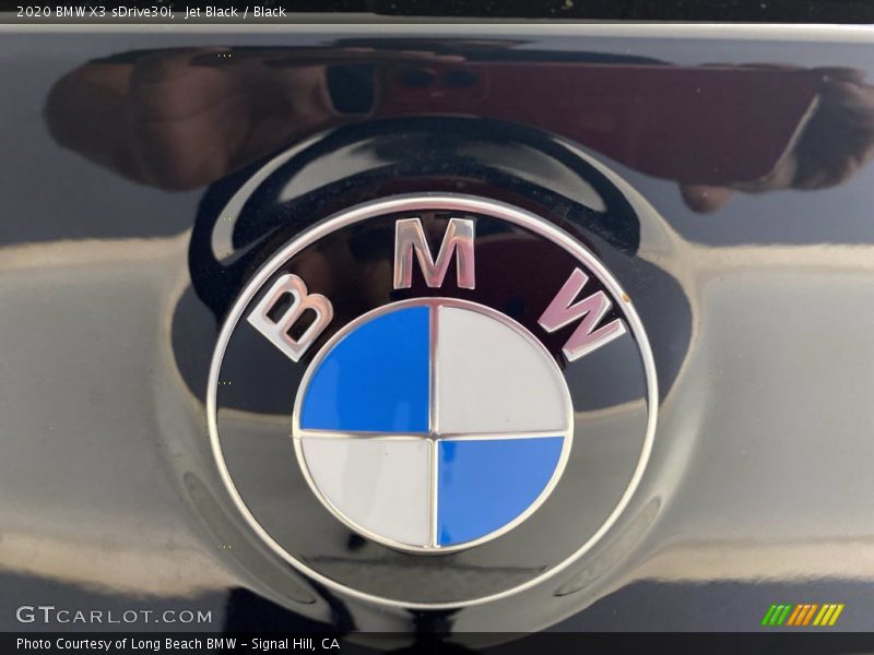 Jet Black / Black 2020 BMW X3 sDrive30i