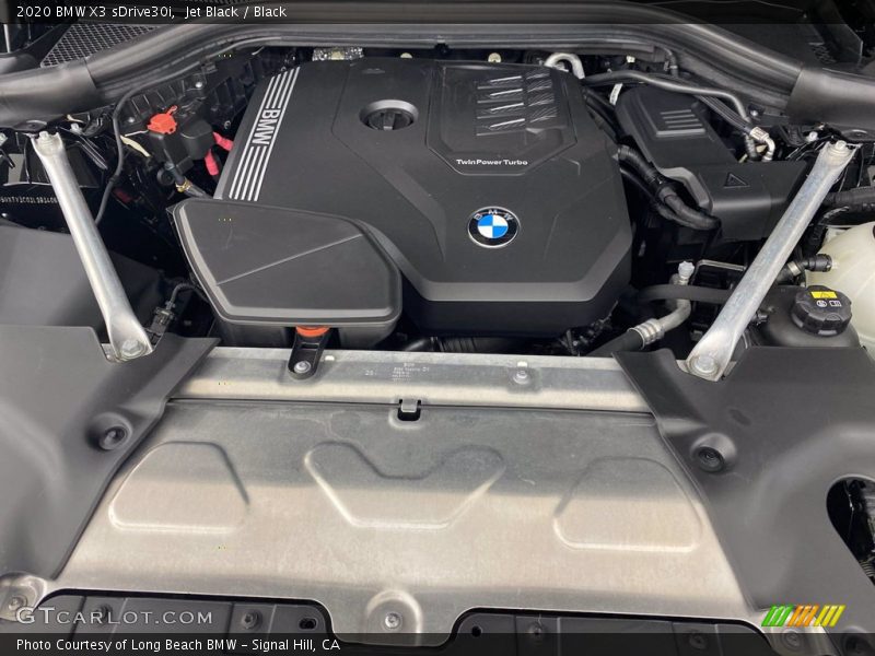 Jet Black / Black 2020 BMW X3 sDrive30i