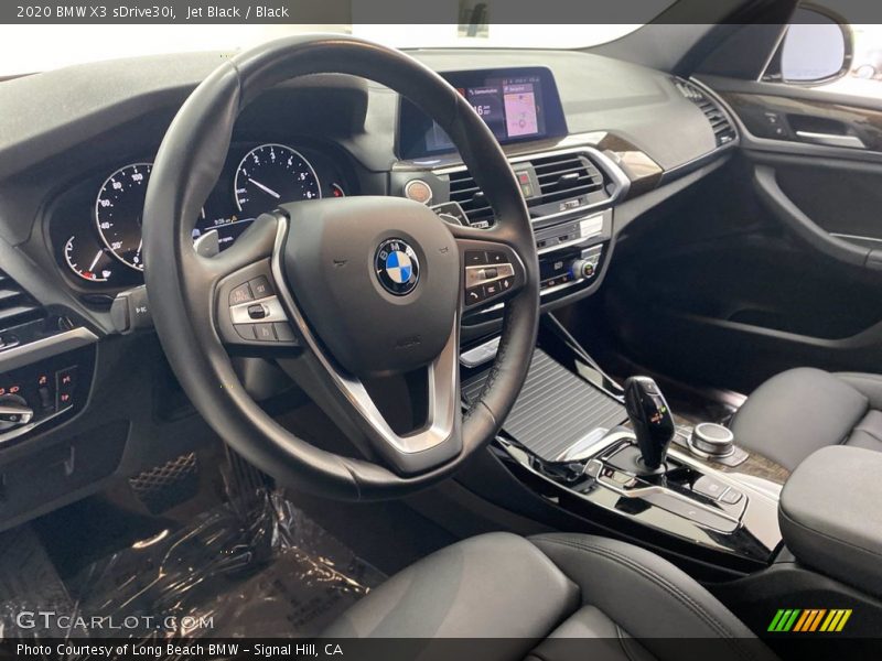 Jet Black / Black 2020 BMW X3 sDrive30i