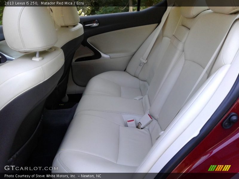 Rear Seat of 2013 IS 250