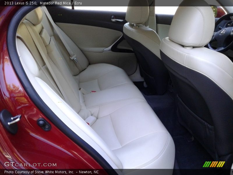 Rear Seat of 2013 IS 250