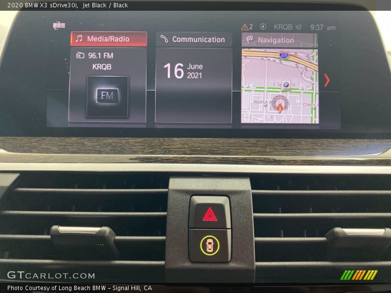 Jet Black / Black 2020 BMW X3 sDrive30i