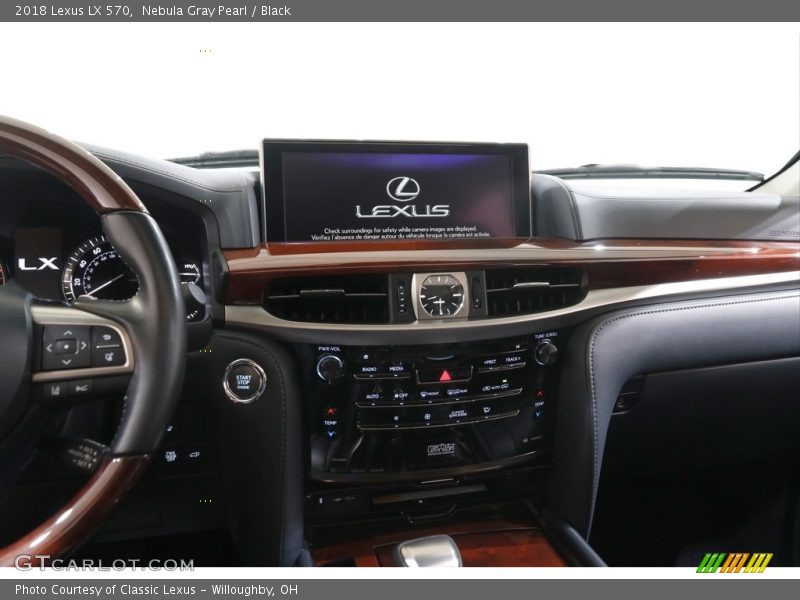 Nebula Gray Pearl / Black 2018 Lexus LX 570
