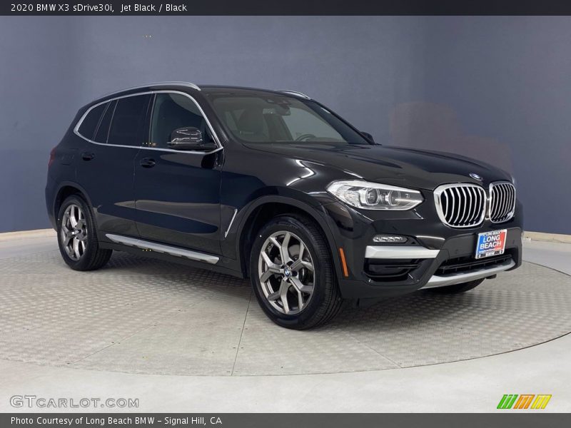 Jet Black / Black 2020 BMW X3 sDrive30i