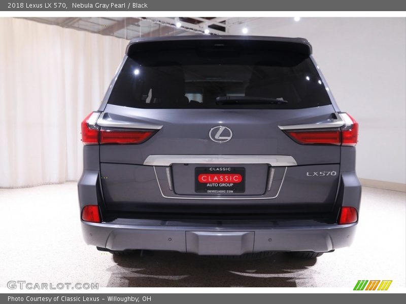 Nebula Gray Pearl / Black 2018 Lexus LX 570