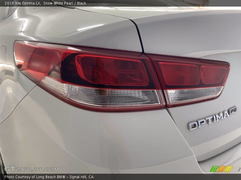 Snow White Pearl / Black 2016 Kia Optima LX