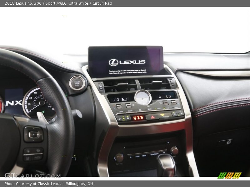 Ultra White / Circuit Red 2018 Lexus NX 300 F Sport AWD