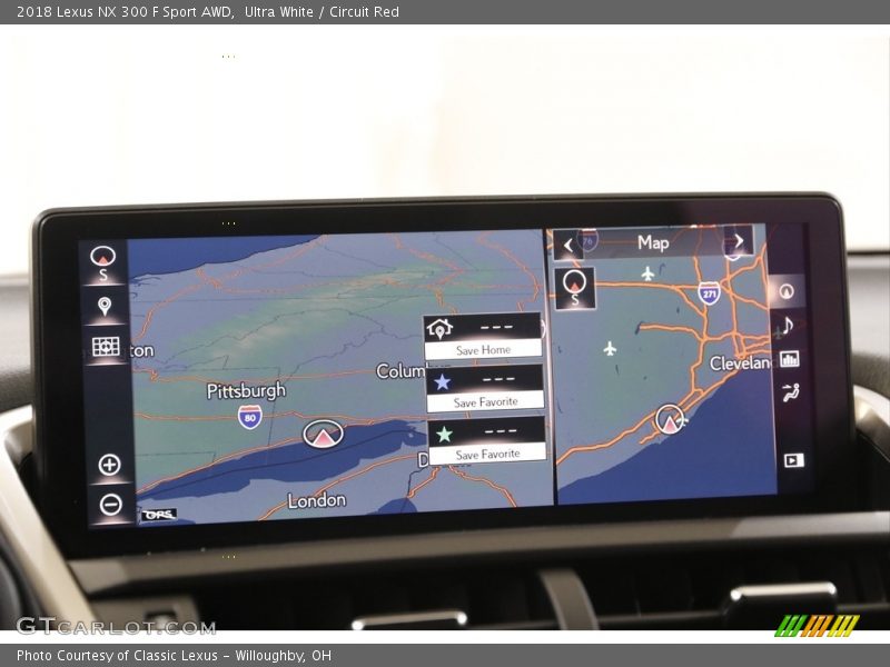 Ultra White / Circuit Red 2018 Lexus NX 300 F Sport AWD