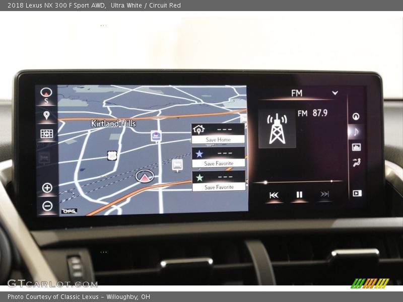 Ultra White / Circuit Red 2018 Lexus NX 300 F Sport AWD