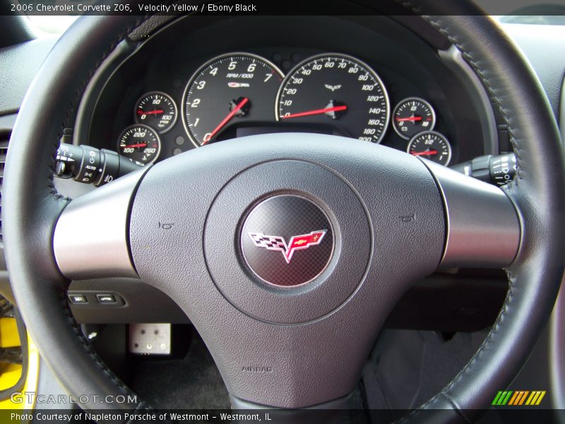 Velocity Yellow / Ebony Black 2006 Chevrolet Corvette Z06