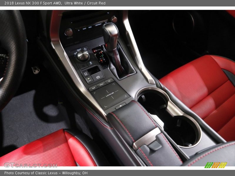 Ultra White / Circuit Red 2018 Lexus NX 300 F Sport AWD