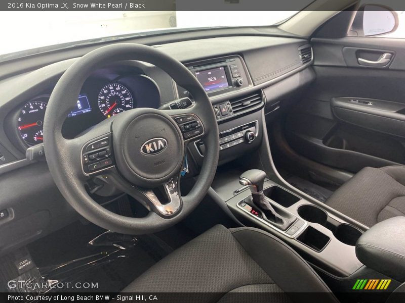  2016 Optima LX Black Interior