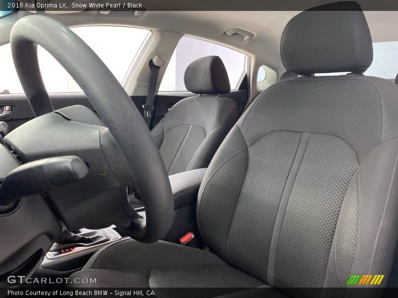 Snow White Pearl / Black 2016 Kia Optima LX