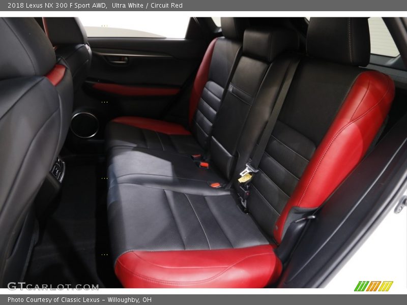 Ultra White / Circuit Red 2018 Lexus NX 300 F Sport AWD