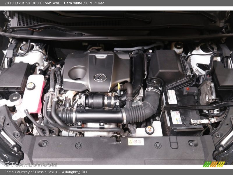 Ultra White / Circuit Red 2018 Lexus NX 300 F Sport AWD