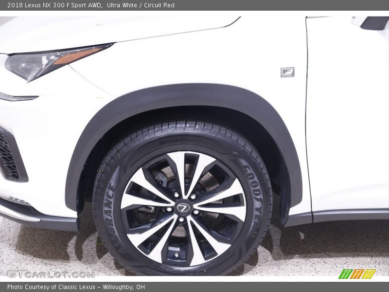 Ultra White / Circuit Red 2018 Lexus NX 300 F Sport AWD