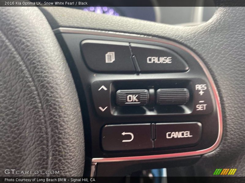 Snow White Pearl / Black 2016 Kia Optima LX