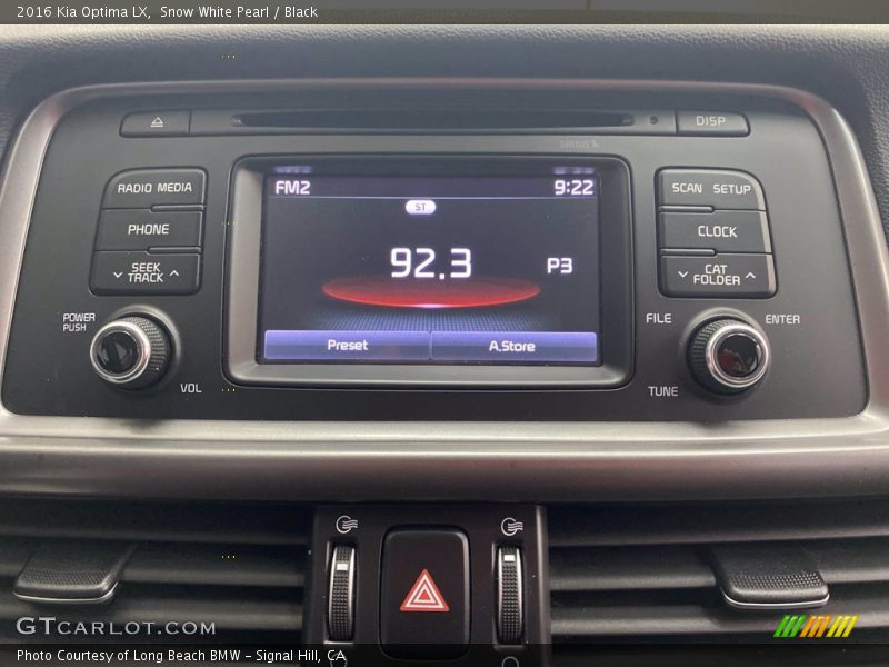 Snow White Pearl / Black 2016 Kia Optima LX