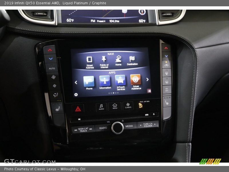 Liquid Platinum / Graphite 2019 Infiniti QX50 Essential AWD