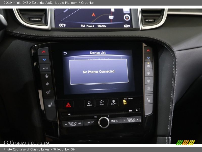 Liquid Platinum / Graphite 2019 Infiniti QX50 Essential AWD