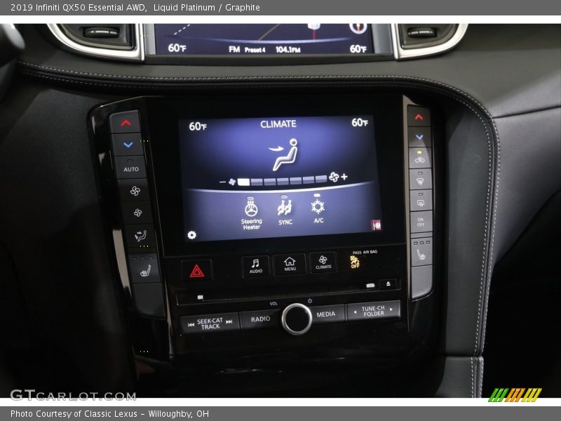 Liquid Platinum / Graphite 2019 Infiniti QX50 Essential AWD