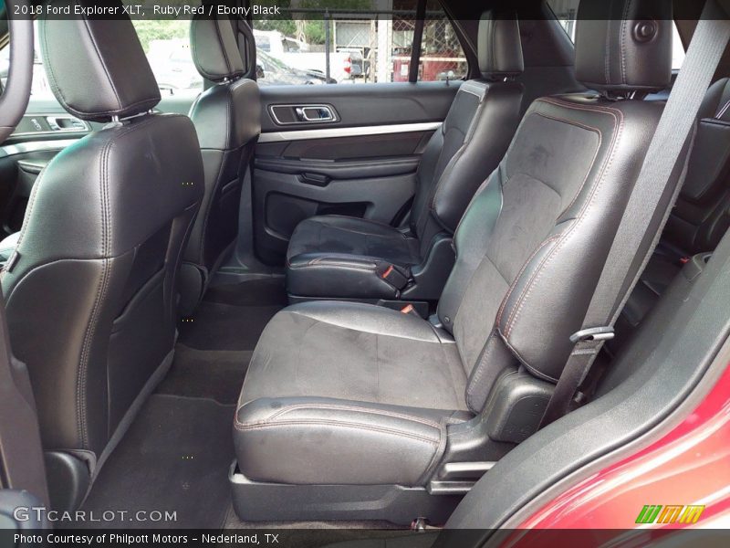 Ruby Red / Ebony Black 2018 Ford Explorer XLT