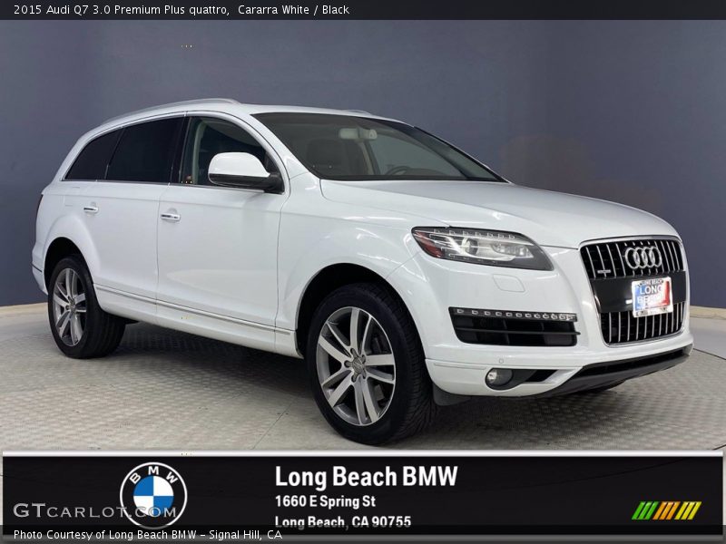 Cararra White / Black 2015 Audi Q7 3.0 Premium Plus quattro