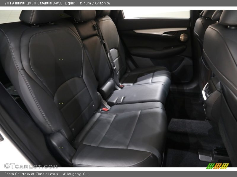 Rear Seat of 2019 QX50 Essential AWD