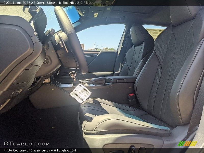Ultrasonic Blue Mica 2.0 / Black 2021 Lexus ES 350 F Sport
