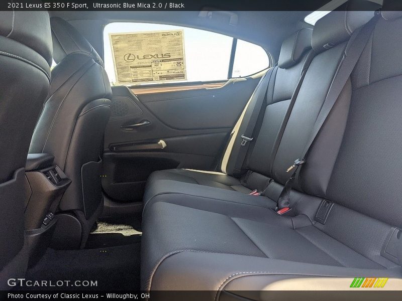 Ultrasonic Blue Mica 2.0 / Black 2021 Lexus ES 350 F Sport